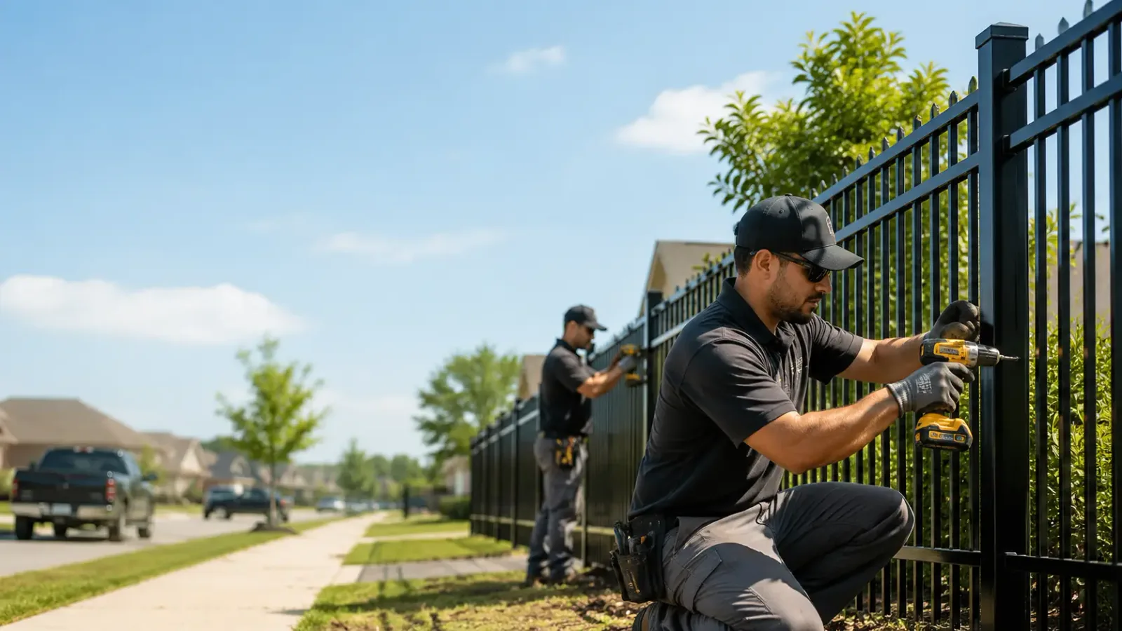 Metal Fence Installation in Hampton, VA